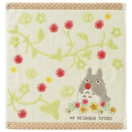 Marushin 1005034600 Ghibli Hand Towel, My Neighbor Totoro, 13.4 x 14.2 inches (34 x 36 cm), 100% Cotton