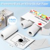 Phomemo White Self-Adhesive Thermal Paper, Glossy Printable Sticker Paper Label