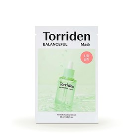Torriden Mascarilla Facial de Centella, Paquete de 4 Unidades, para Cuidado e Hidratación de la Piel, Calma y Revitaliza