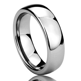 Prime Pristine 2mm 4mm 6mm 8mm Mens Womens Titanium Wedding Band Ring Silver/Gold/Rose Gold/Black Band Ring SZ: 9