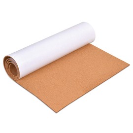 YCCYYCCY Self-Adhesive Cork Board Roll, 1/8" Thick Cork Boards for Walls, 40 x 250cm/ 98"x16" Cork Board Roll for Office, Home, School(3mm,40 * 250cm)