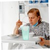 IWOWHERO Unbreakable Drinking Cup for Elderly Spill Nursing Cup Inclined