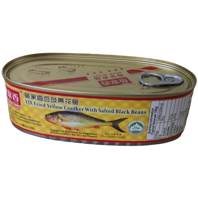 YJX Fried Yellow Croaker with Salted Black Beans