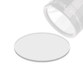 Weltool Lens for Maglite C or D Cell Full Size Flashlights Upgrade - Tempered Glass Lens Shatterproof and UltraClear (3 Lenses)