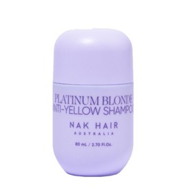 NAK Hair Platinum Blonde Anti-Yellow Shampoo 80ml