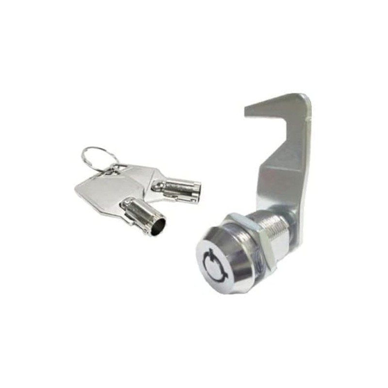 Homak Tool Box, 5/8" Tubular Cam Lock 90 Degree，Hook cam;