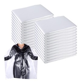 100 Pcs Disposable Barber Cape Hair Cutting Cape Waterproof Hair Color Capes 51 x 36inch Large Size Disposable Salon Cape for Hair Stylist Disposable Capes Hair Salon for Barbers,Beauty Salon,Hair Dye