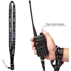 Lanyard Mirkit HAM Radio Operator Neck Strap BAOFENG Accessories and Radio Equipment Quick Release for Two Way Radios, Ham Radio Gifts