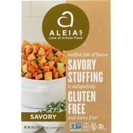 Aleia's Gluten Free Foods Gluten Free Savory Stuffing Mix, 10 oz, Pack of 6