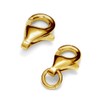 My-Bead Lobster Clasp 19 mm 925 Sterling Silver 24 Carat