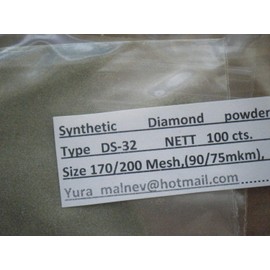 TechDiamondTools Diamond Dust Grinding Powder for Stone Rock Valve Steel Metal Concrete Granite Knife Gun 325/400 to 50/60 mesh 10 Grams 50 carats USA Made Abrasive Powder Crystal dust (170 grit)