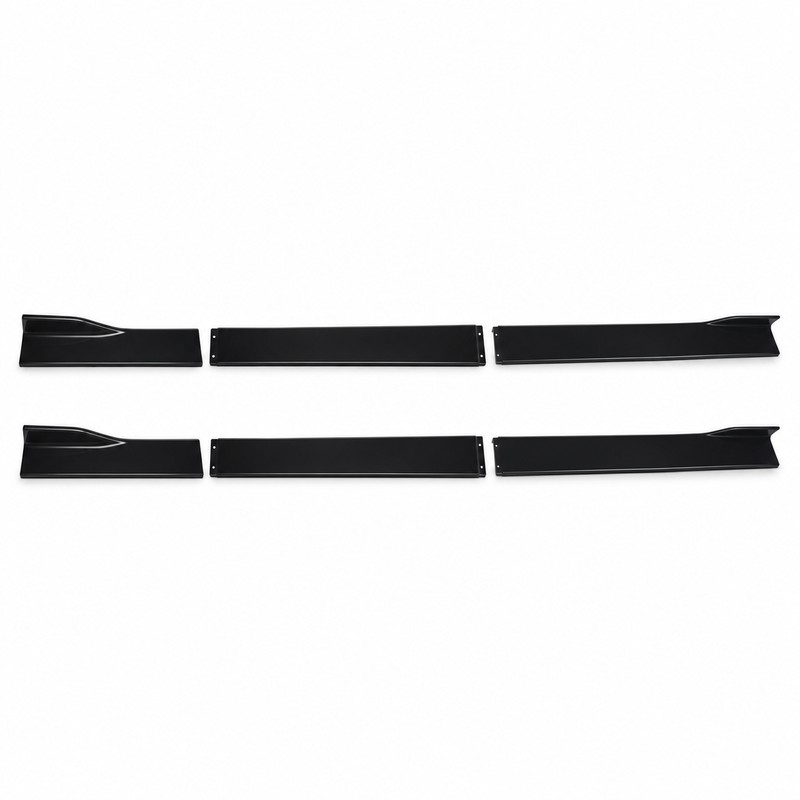 6PCS Universal Side Skirt Extension Kit – 205 cm Trim-to-Fit