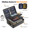 Grothery 5200°F Fireproof Document Organizer with Lock Fireproof & Waterproof