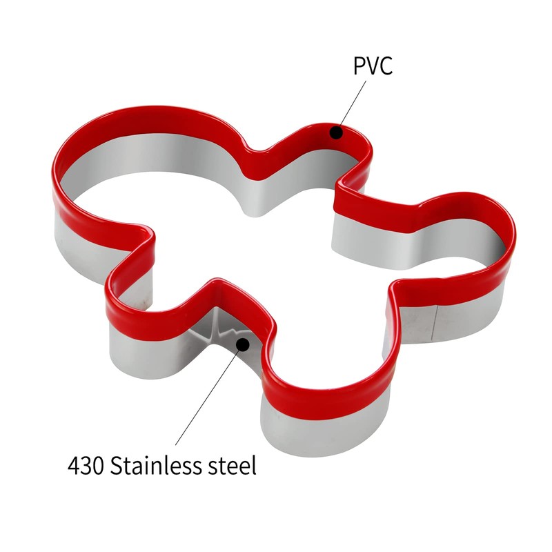 Shenghai Gingerbread Man Cookie Cutter Set of 3 Cookie Cutter