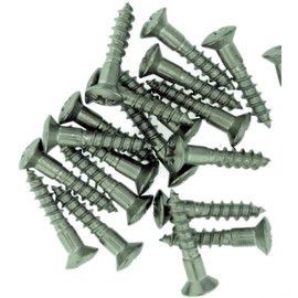 No.10 x 1.78 (5.0mm x 45mm) Pozi Raised Countersunk Wood Screw - Stainless Steel (A2) (Pack of 20)