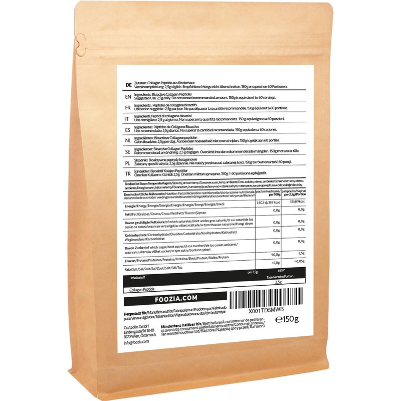 Collagen Powder, 2-Month Treatment, Pure Collagen Powder, Collagen Peptides, Bioactive