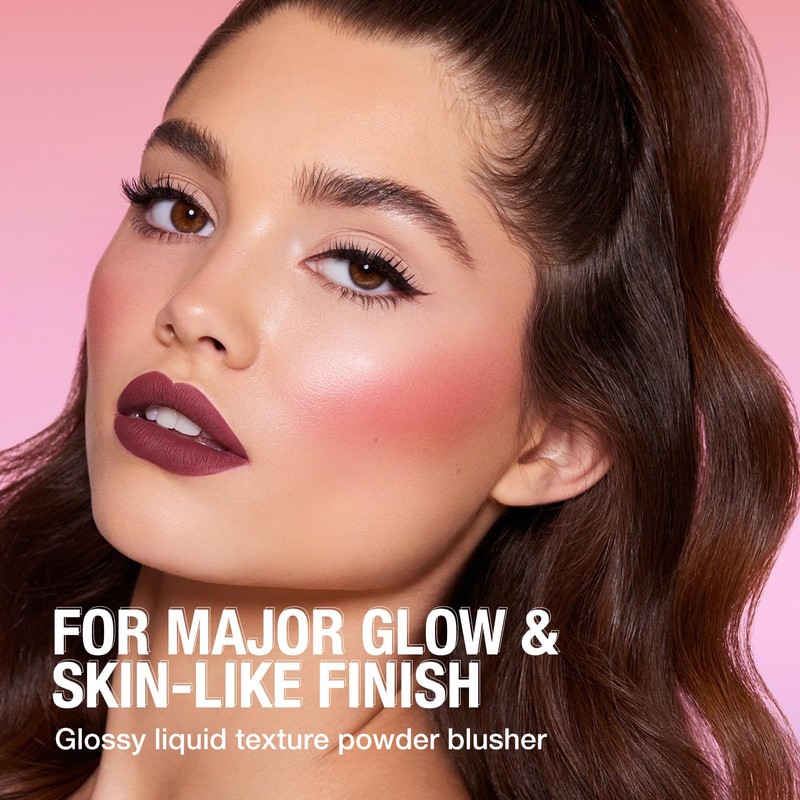 Blush Stick,Liquid Blush Stick,Silky Smooth Creamy Formula,Lightweight Blendable Blush Rouge