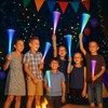 Jellybibo Fibre Optic Wands for Kids, 7 Blinking LED Colours,