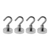 Grip 4 pc Small Magnetic Hooks Professional Strength (22 lb