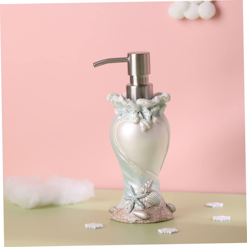 FUNOMOCYA Style Soap Dispenser Refillable Shell Pump Bottle for Liquid