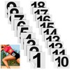 Jexine 450 Pcs 1-18 Athletes Hip Numbers 25 Set Each