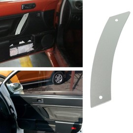 Door Panel Pull Handle Set Compatible with Beetle 1998-2010 Aircraft Grade Aluminium Silver 2 Handles with 4 Screws