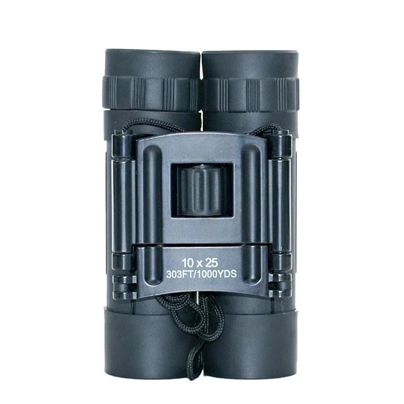 Generic Compact Pocket Binoculars 10x25 101m/1000m, Black