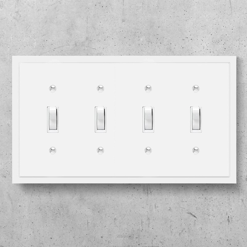Henne Bery Modern Edge Decorative Wall Plate Switch Plate Outlet
