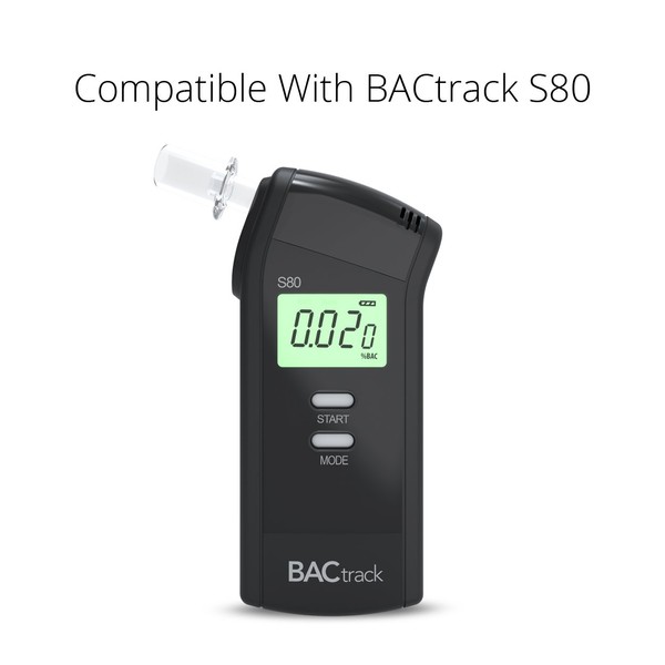BACtrack Professional Breathalyzer Mouthpieces (500 Count) | Compatible with BACtrack S80, Trace, Scout, Element & S75 Breath Alcohol Testers