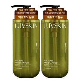 Rubskin Brewer's Yeast Shampoo (White Musk Fragrance) 1000ml x 2 / 루브스킨 맥주효모 샴푸(화이트머스크향) 1000ml x 2개