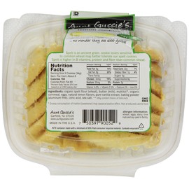 Aunt Gussie's Sugar Free Lemon Cookies, 7-Ounce Tubs (Pack of 4)