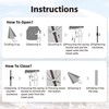 AMMSUN 7ft Patio Umbrella with Fringe Outdoor Tassel Umbrella UPF50+