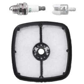 A226001410 Air Filter + Fuel Filter Spark Plug for Echo ES-210 GT-200 GT-225 HC-150 HC-225 PAS-225 PAS-265 PB-250 PE-225 SHC-225 SRM-210 SRM-225 SRM-265 Lawn Trimmer Blower