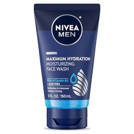 NIVEA FOR MEN Original Moisturizing Face Wash 5 oz (Pack of 3)