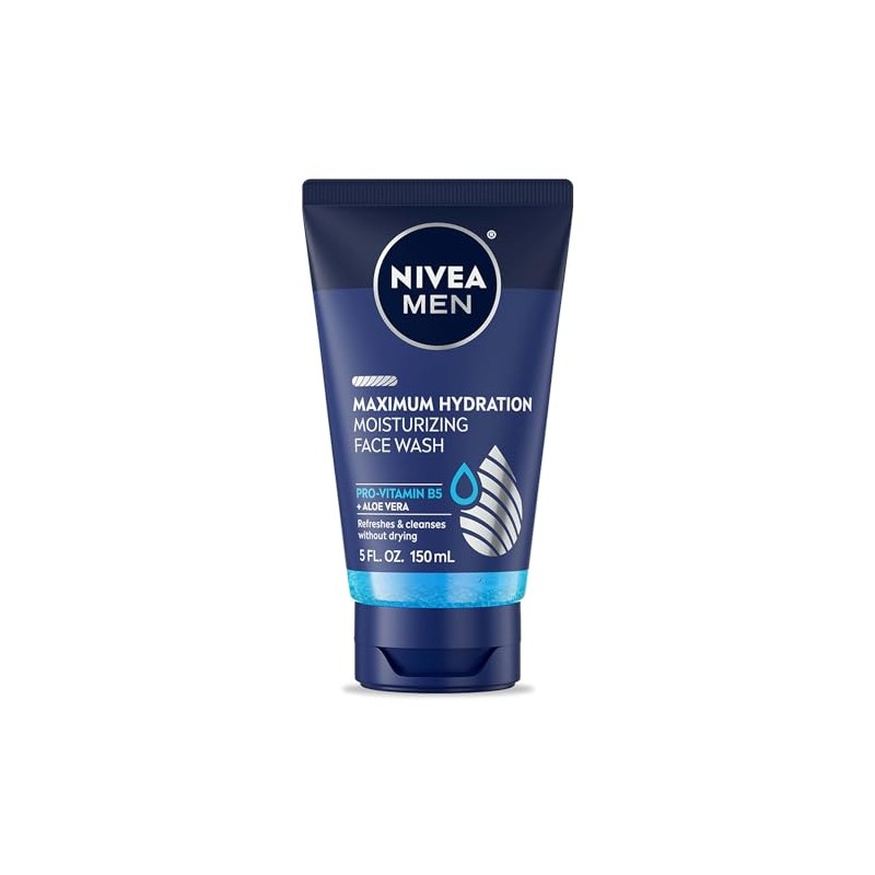 NIVEA FOR MEN Original Moisturizing Face Wash 5 oz (Pack