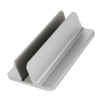Vertical Laptop Stand Grey Regulable Base 3D Curved Appearance Bottom
