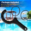 RUHUALIFE Upgraded Salt Water Chlorinator Pool Tool Wrench, Pool Salt