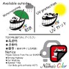 Na7na's Color Car Magnet Sticker Driving Momiji Mark Elderly Driving