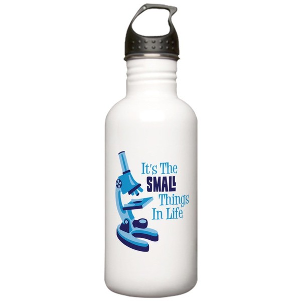 CafePress Its The SMALL Things In Life Water Bottle Stainless Steel Water Bottle, 1.0L Sports Bottle