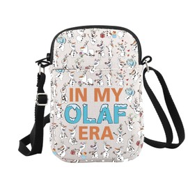 JTOUK Olaf Lover Gift In My Olaf Era Crossbody Bag Snow Movie Merch Gift Funny Snowman Gift (Olaf Era CR EU)