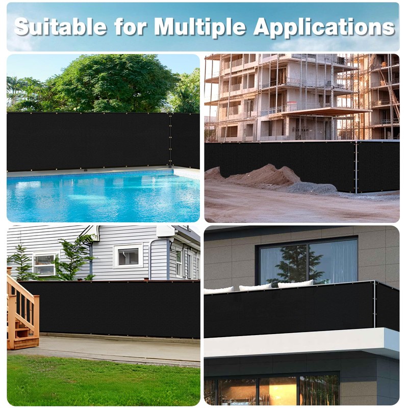 UPGRADE 0 6' X 2 5' Customized Privacy Fence Screen