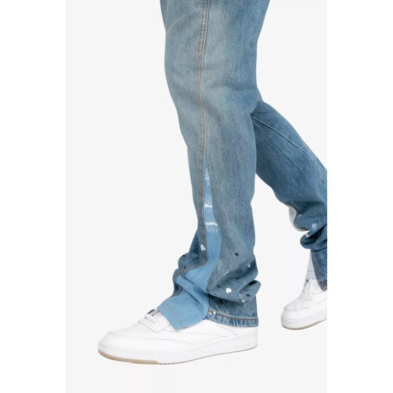 MNML Mens B425 Patch Flare denim size 33 Blue