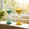 Hourglass, HoveBeaty Hand-Blown Sand Timer Set for Time Management 15