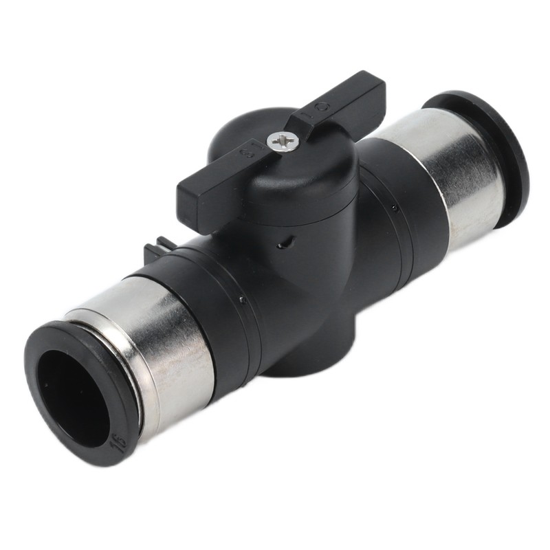 Push To Connect Straight Union Ball Valve Quick Release Pneumatic