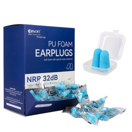 200Pairs Foam Earplugs, 32dB Disposable Noise Reduction Ear Plugs, Hearing Protection Bulk Ear Plugs for Shooting Range, Work, Travel,Concert
