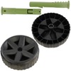 Cast Plastic Wheels Wheels for Garden Wheelbarrow "Load & Go"
