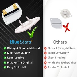 BlueStars Ultra Durable 3390719 & 8577274 Dryer Thermal Fuse and Dryer Thermistor Replacement Part – Exact Fit For Whirlpool Kenmore Maytag Dryers - Replaces 688841 690198 3976615 3390292 etc