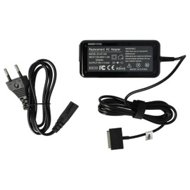 vhbw Power Supply Compatible with Asus Transformer Book TX300CA, TX300 Notebook - 200cm 65W - Replacement for A 90-XB3NN0PW00040Y, ADP-65AW, PA-1650-67