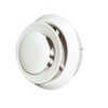 VT0110 Round Air Diffuser, Plastic, 4-5 in Dia, White
