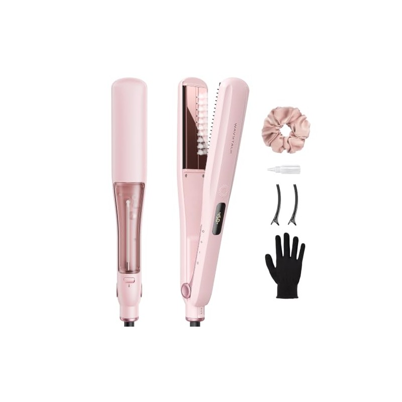 Wavytalk Steam Sesh Alisadora vapor con placas nano 1.38" y